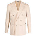 Camel Hair Double Breasted Suit Jacket