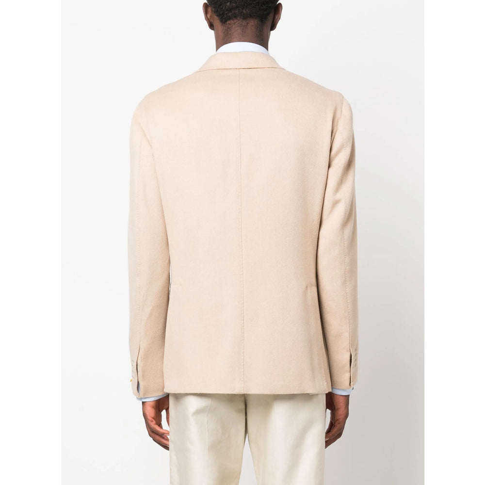 Camel Hair Double Breasted Suit Jacket
