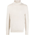 Virgin Wool Cashmere Cable Knit Sweater