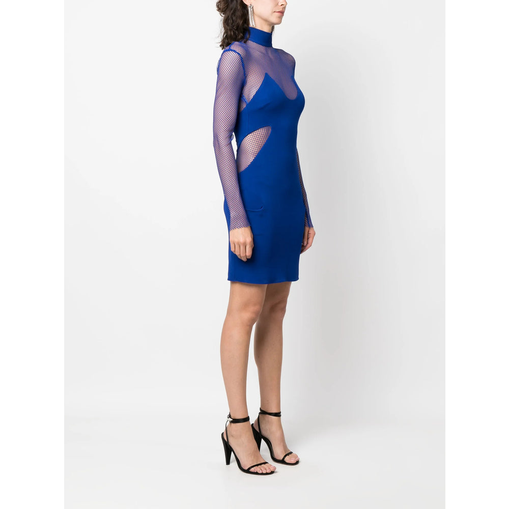 Cobalt Crepe Dress