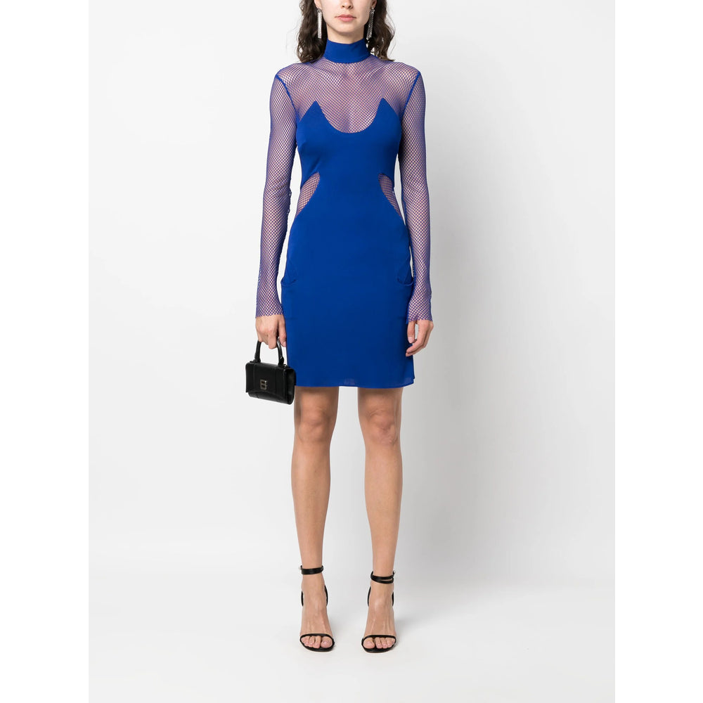 Cobalt Crepe Dress