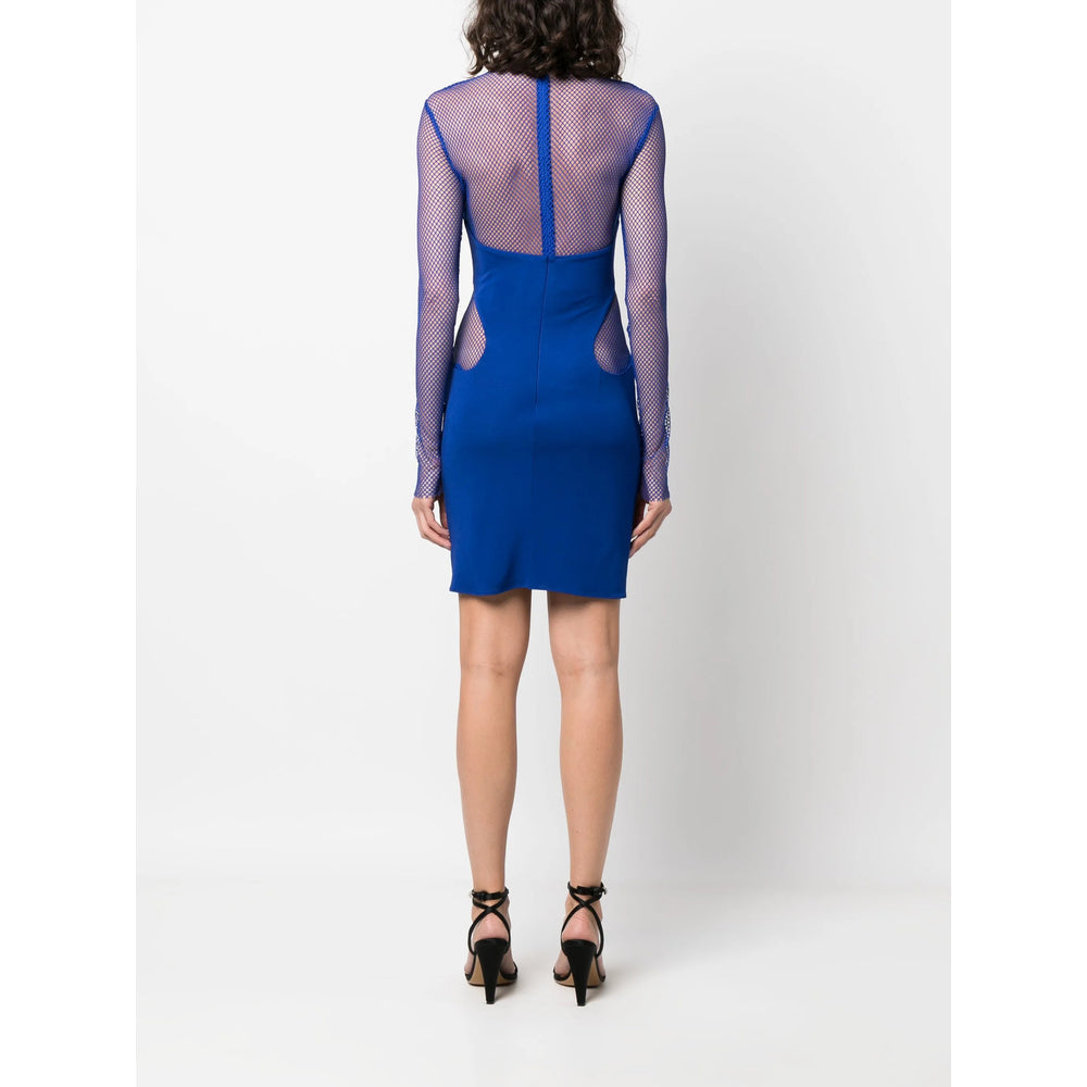 Cobalt Crepe Dress