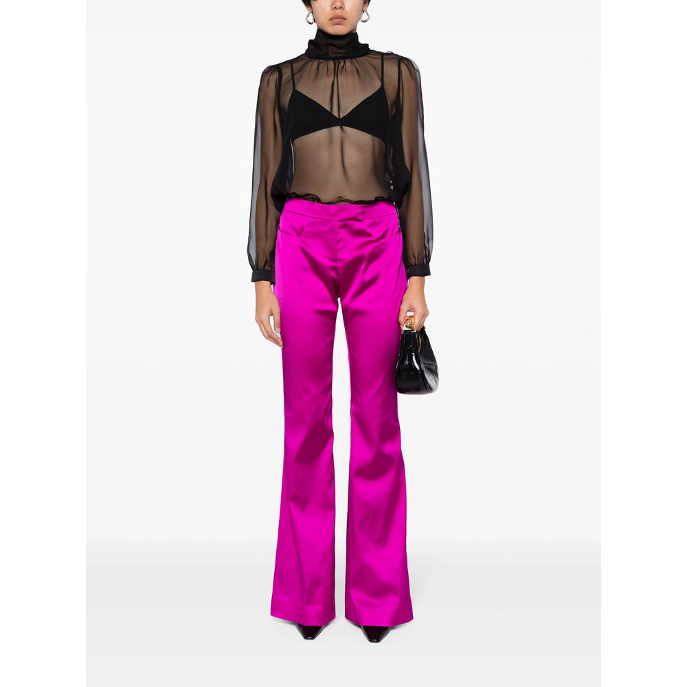 Orchid Purple Satin Flare
