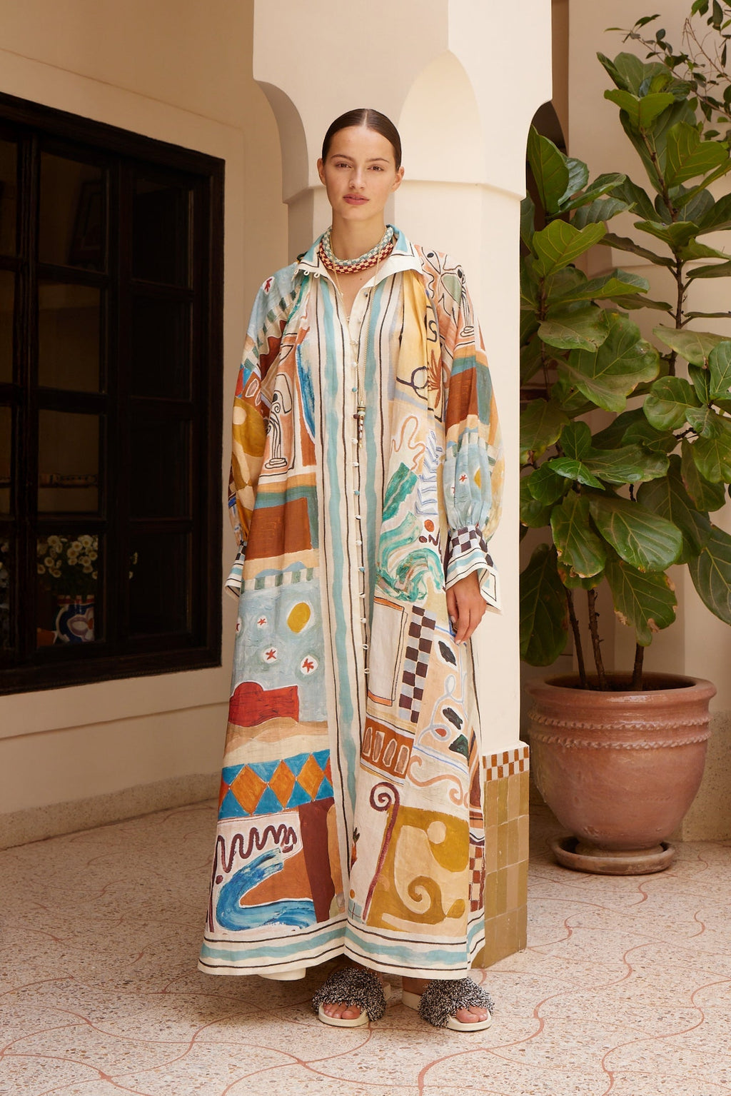 ALEMAIS MICHELLE SHIRTDRESS