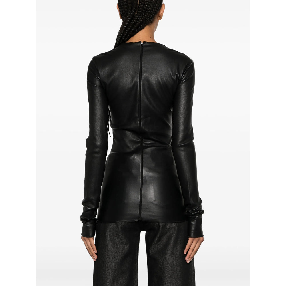 Rhinestone Lambskin Coat