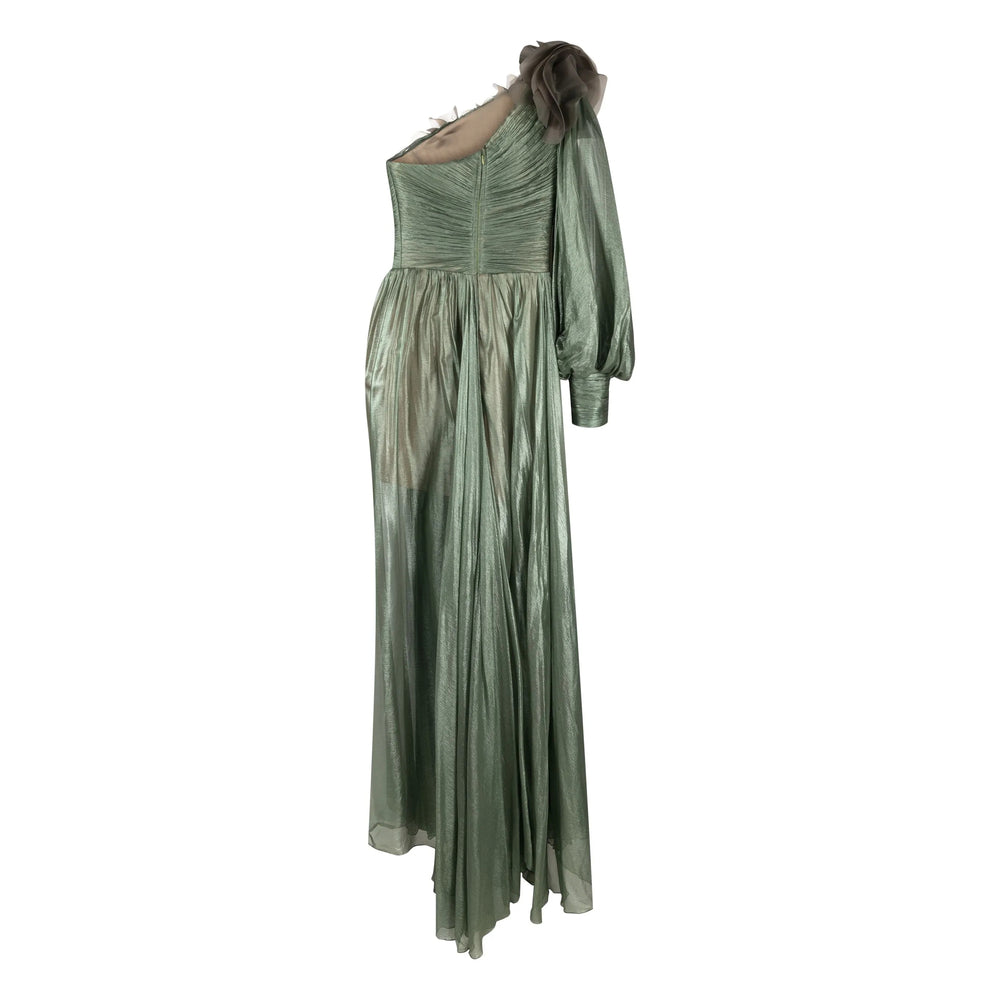 Silk Floral Statement Dress