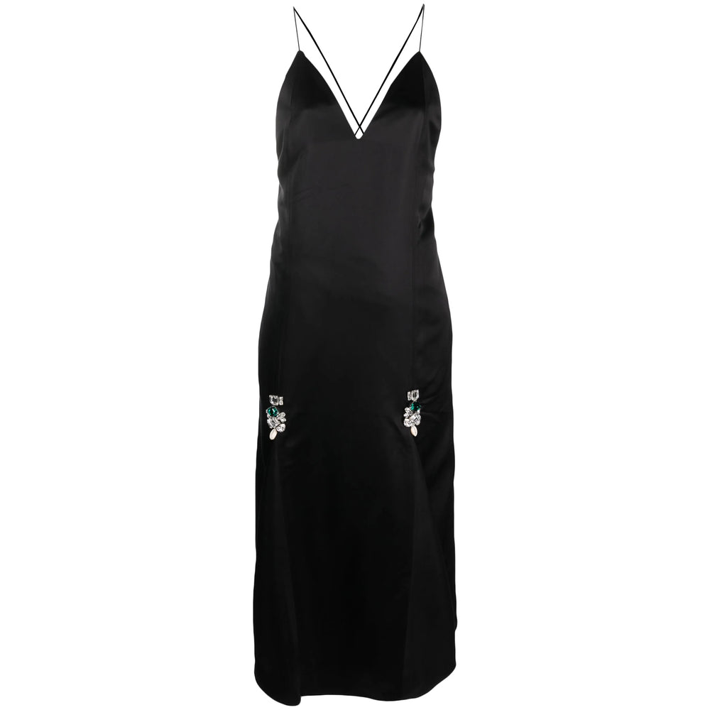 Crystal V-neck Strap Top