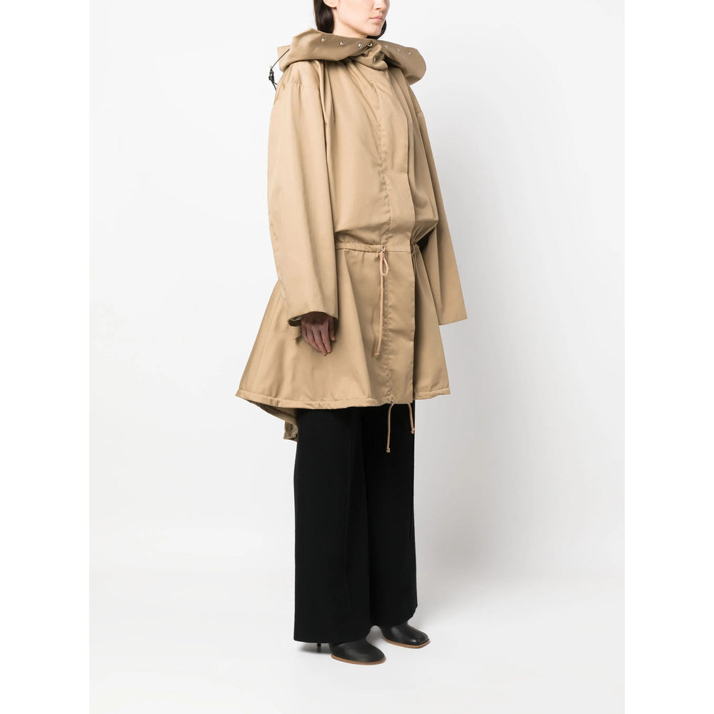 Sand Beige Cutout Trench