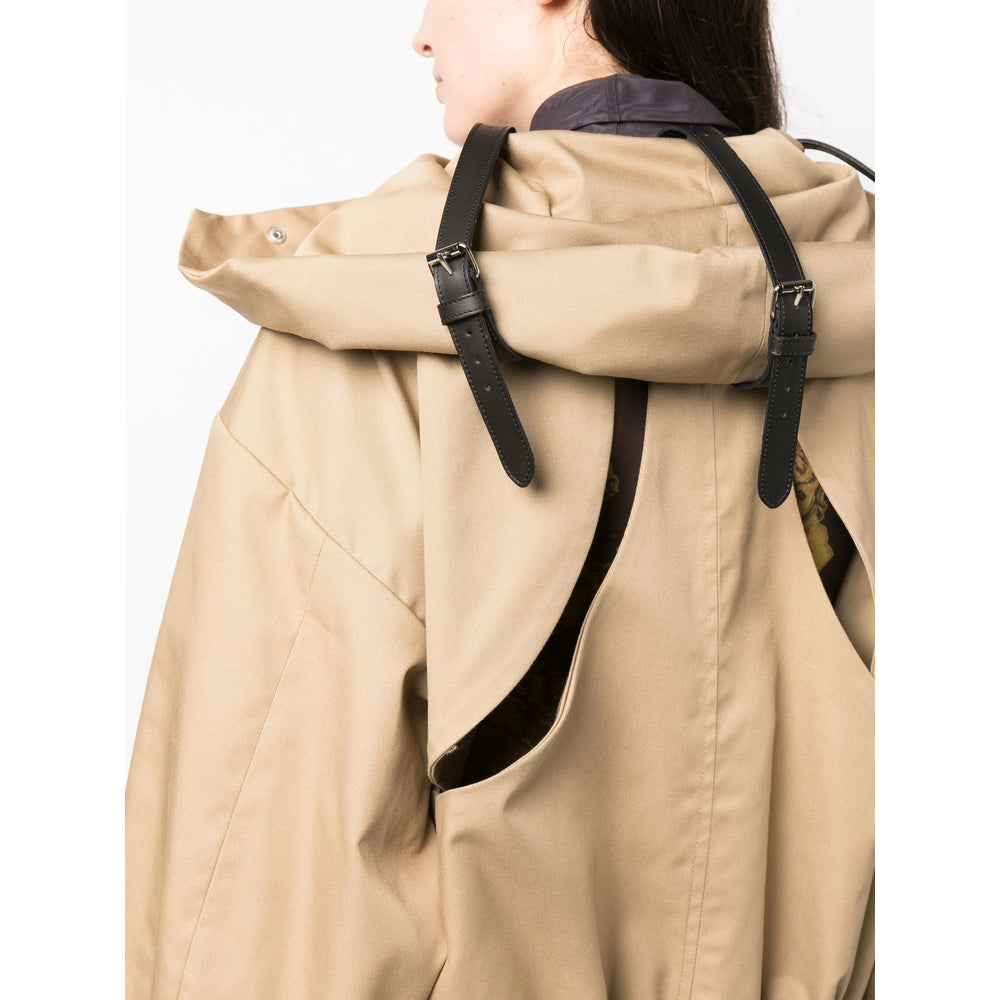 Sand Beige Cutout Trench