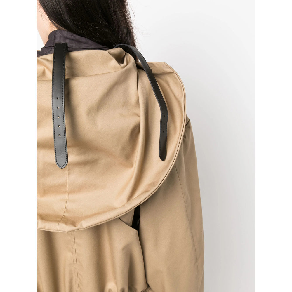 Sand Beige Cutout Trench