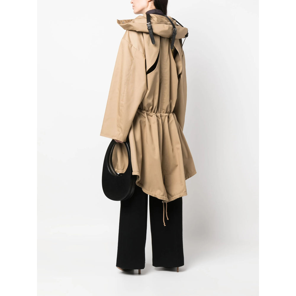 Sand Beige Cutout Trench