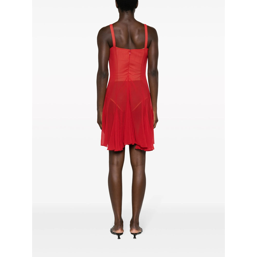 Tulle Overlay Dress