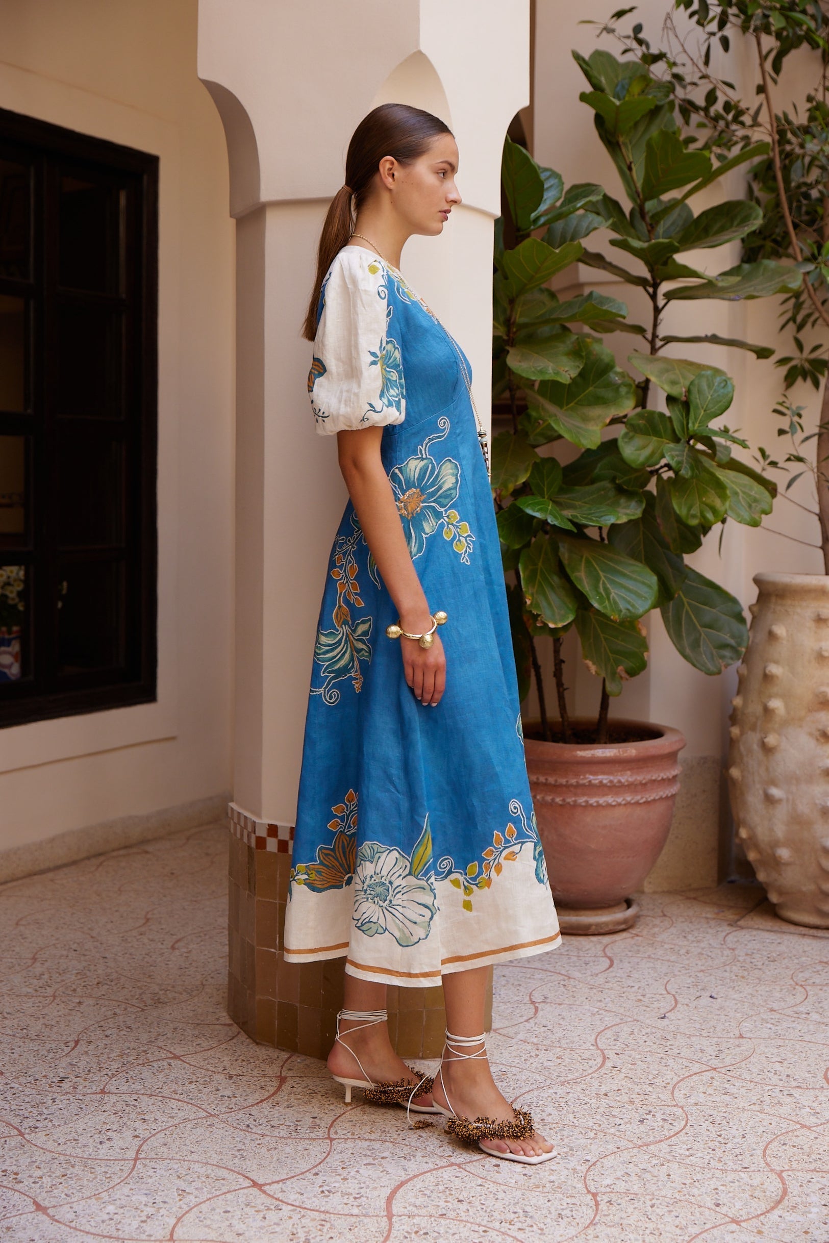 ALEMAIS LUDA MIDI DRESS