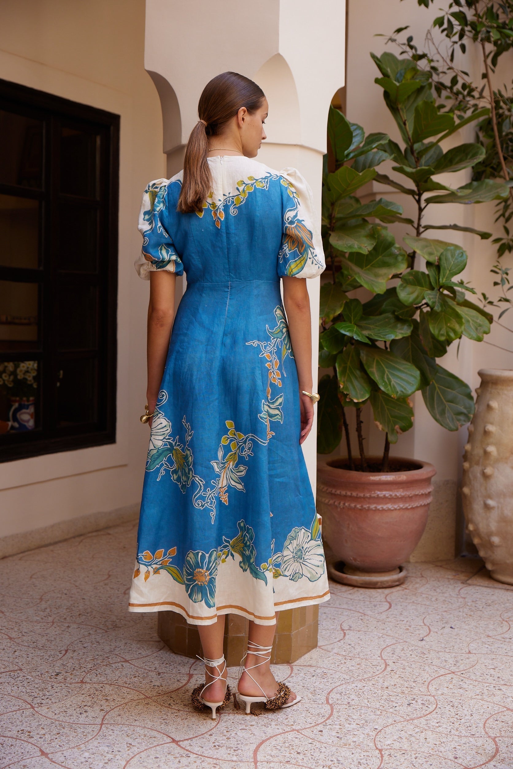 ALEMAIS LUDA MIDI DRESS