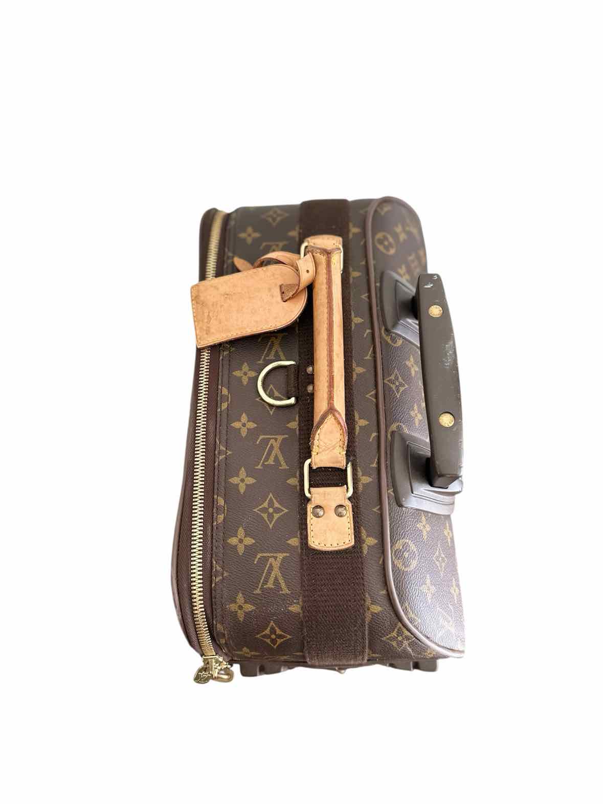 LOUIS VUITTON Brown MONOGRAM Suitcase