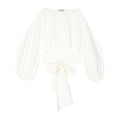 Poplin Batwing Top