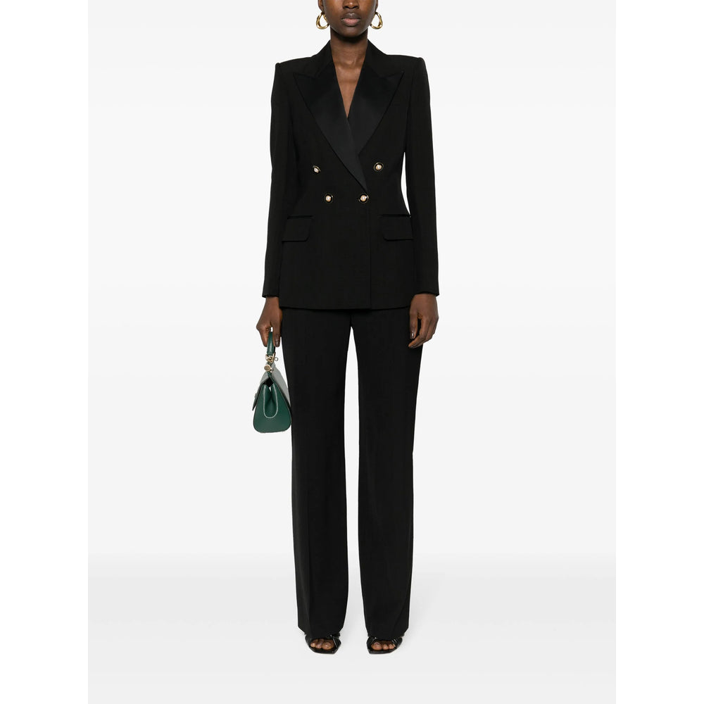 Sleek Black Tailored Trousers