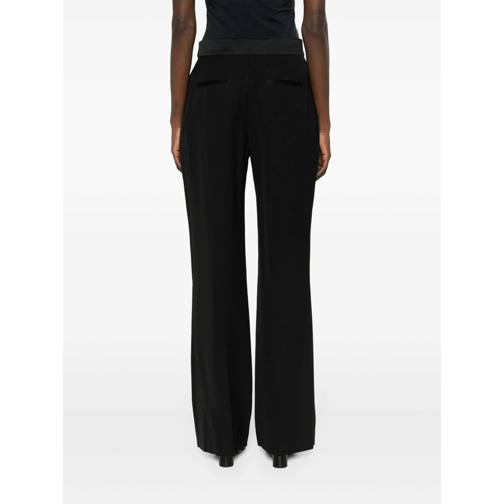 Sleek Black Tailored Trousers