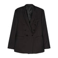 Double-breasted Wool Tuxedo Jacket