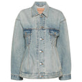 Soft Cotton Denim Point Collar Shirt