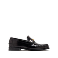 Black Calf Leather Slip-on Loafers