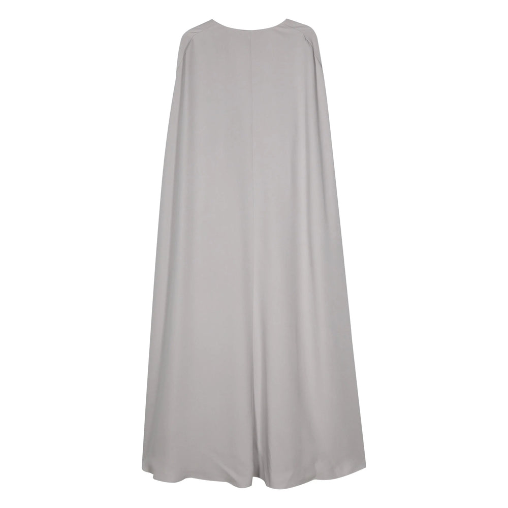 Silk Asymmetrical Cape Coat