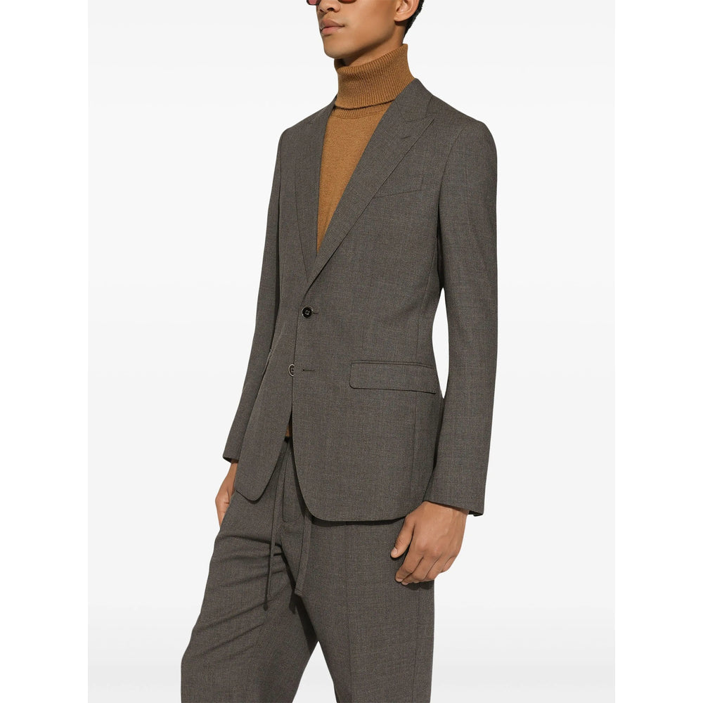 Virgin Wool Double-breasted Coat