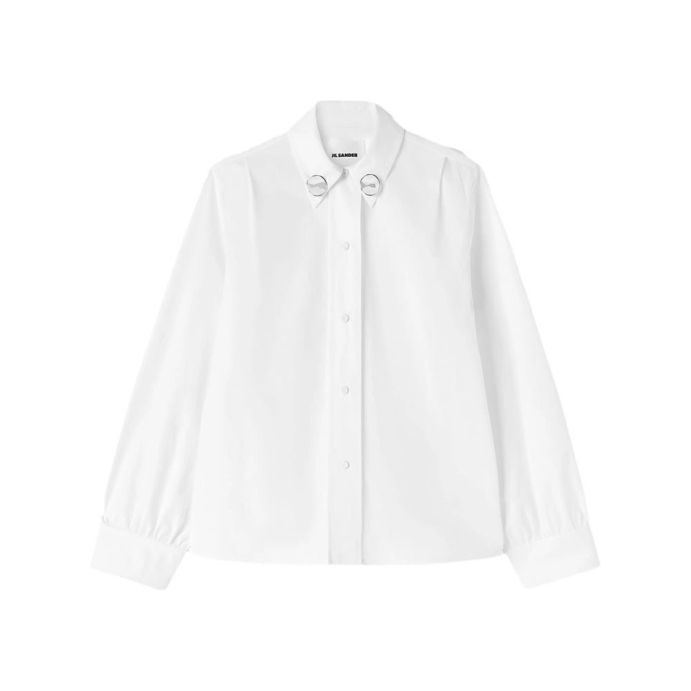 Delicate Button Collar Blouse