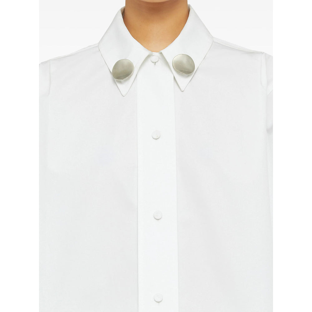 Delicate Button Collar Blouse