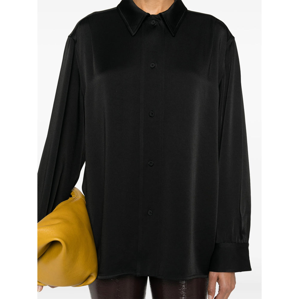 Satin Point Collar Coat