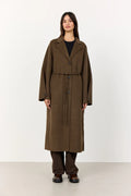 Levete Room Owa 33 Coat in Brown