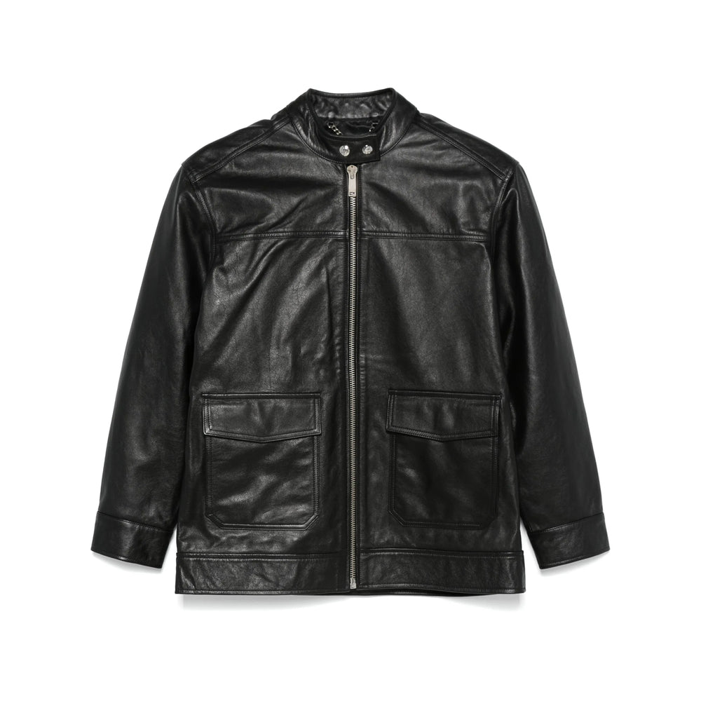 Smooth Grain Calf Leather Biker