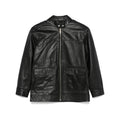 Smooth Grain Calf Leather Biker