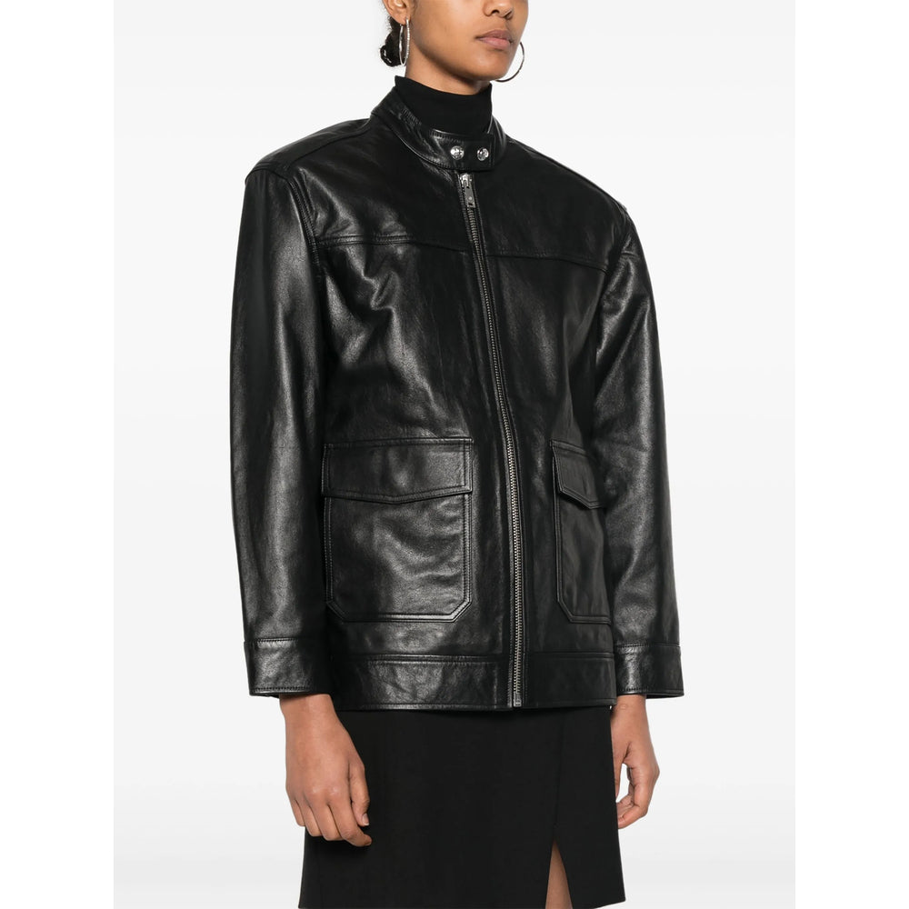 Smooth Grain Calf Leather Biker