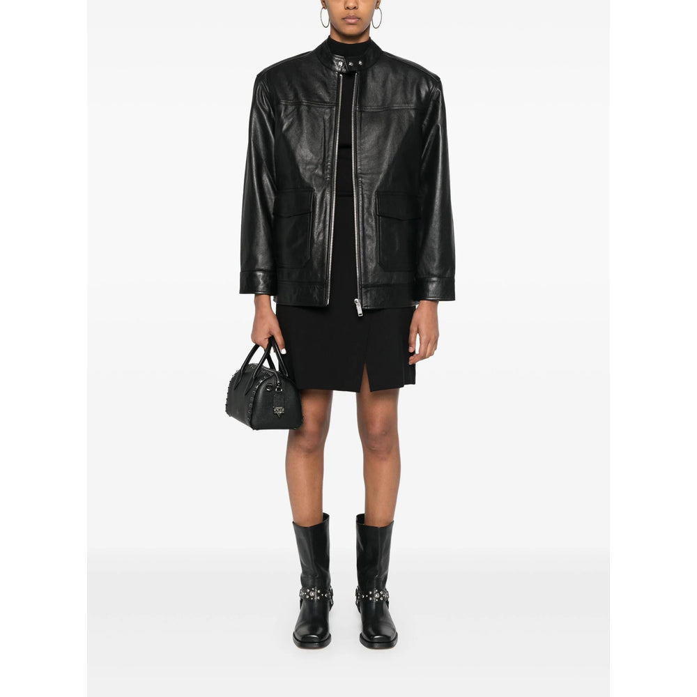 Smooth Grain Calf Leather Biker