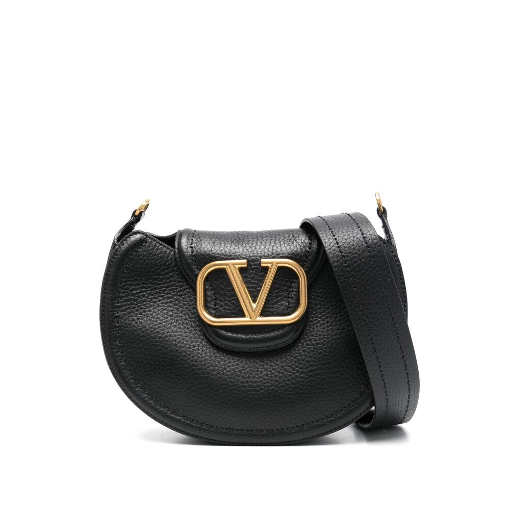 Black Grained Calf Leather Tote
