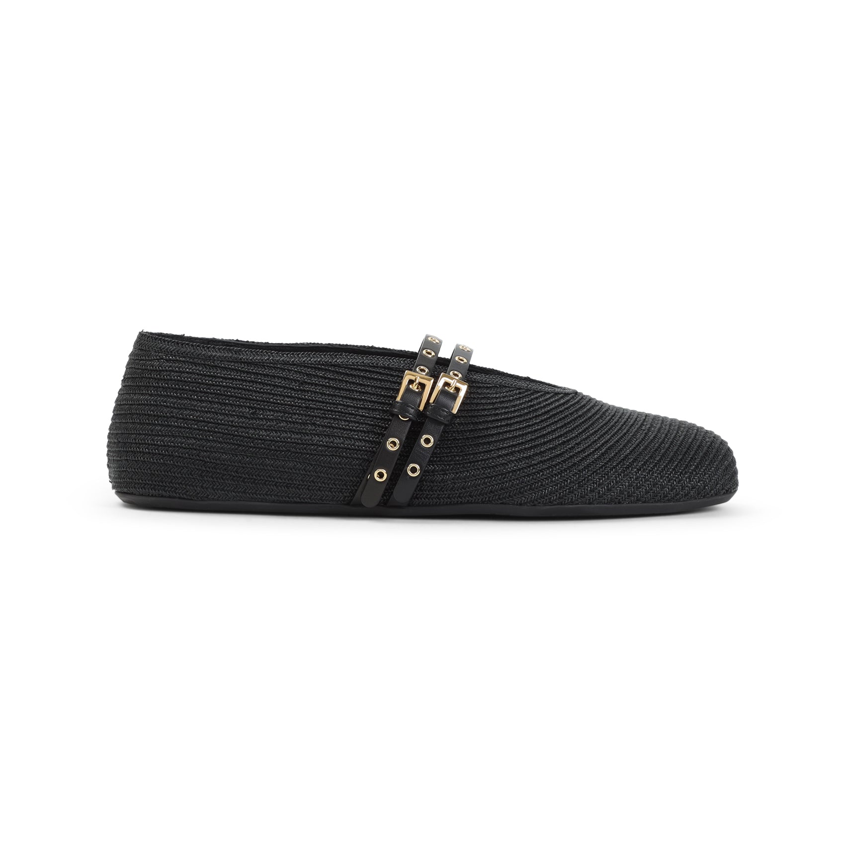 Alaïa Paper Straw Ballerinas