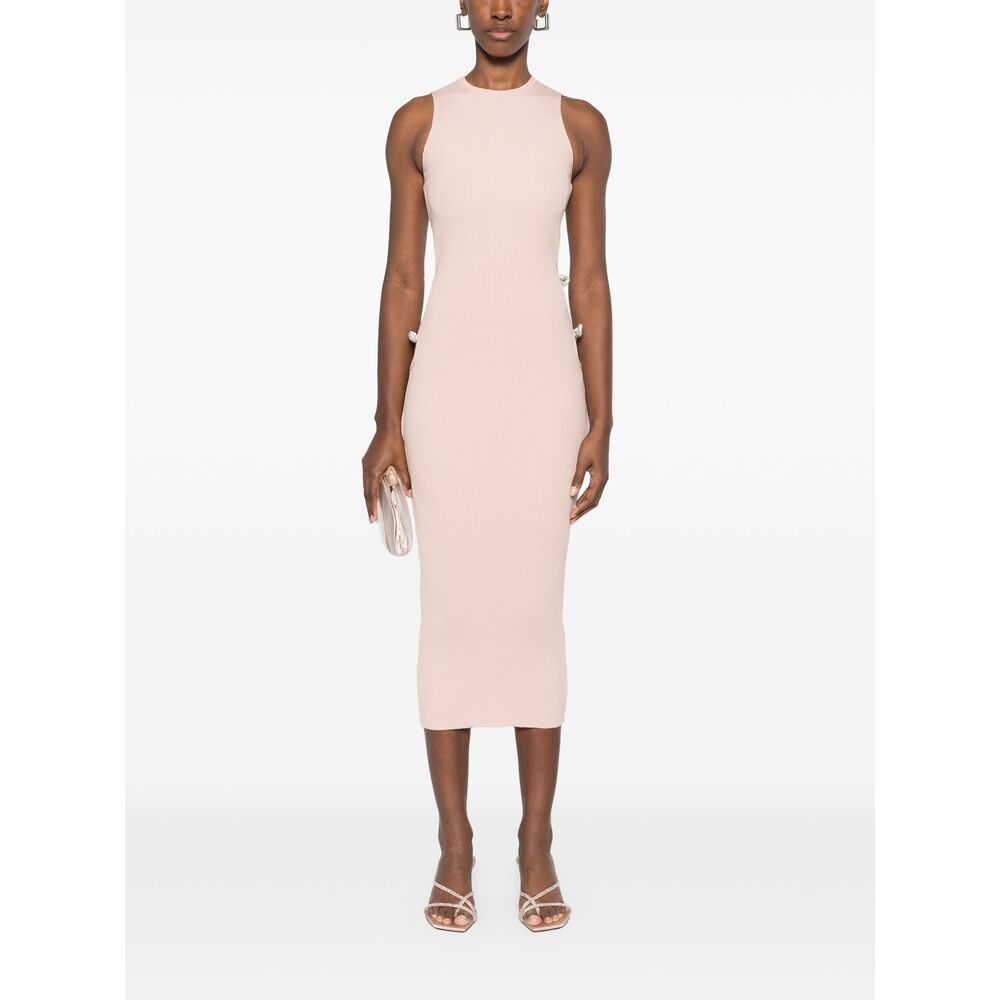 Neutral Beige Cutout Top