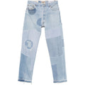 Mid-rise Patchwork Denim