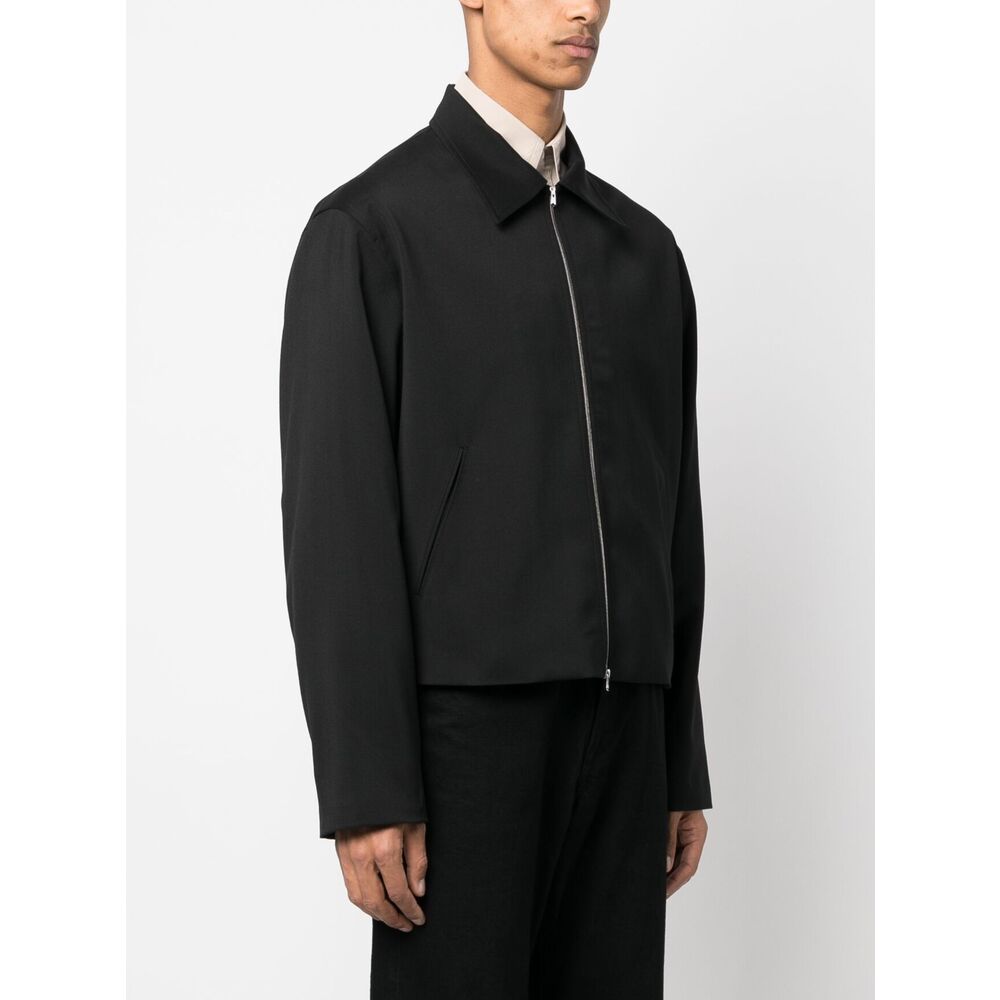 Virgin Wool Straight Coat