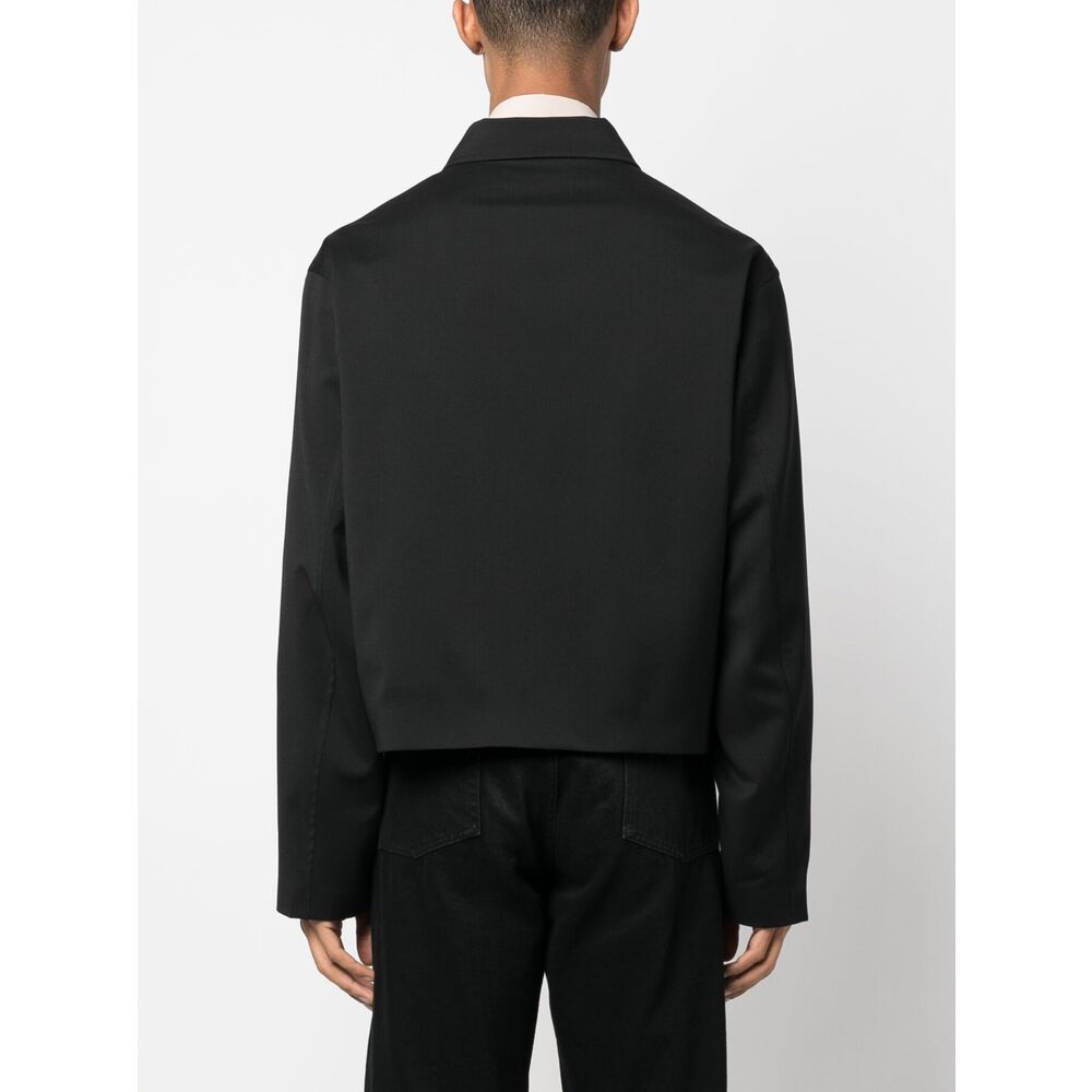 Virgin Wool Straight Coat