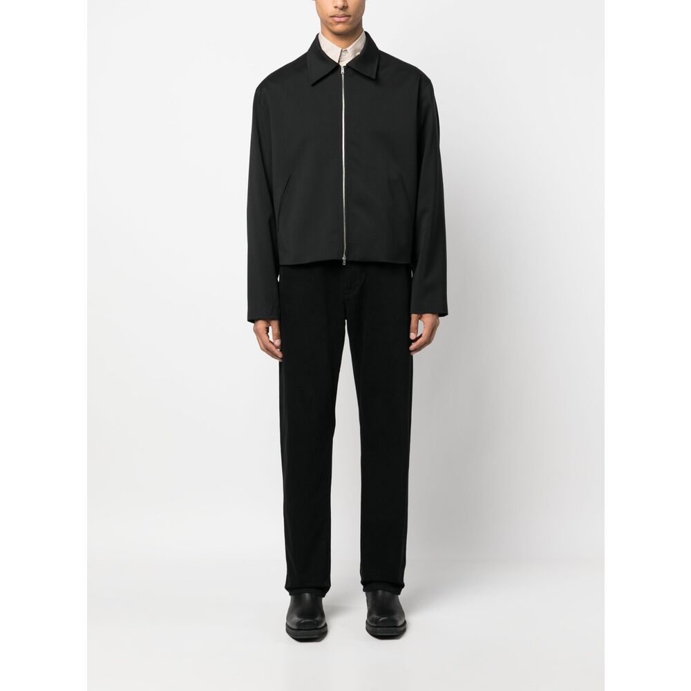 Virgin Wool Straight Coat