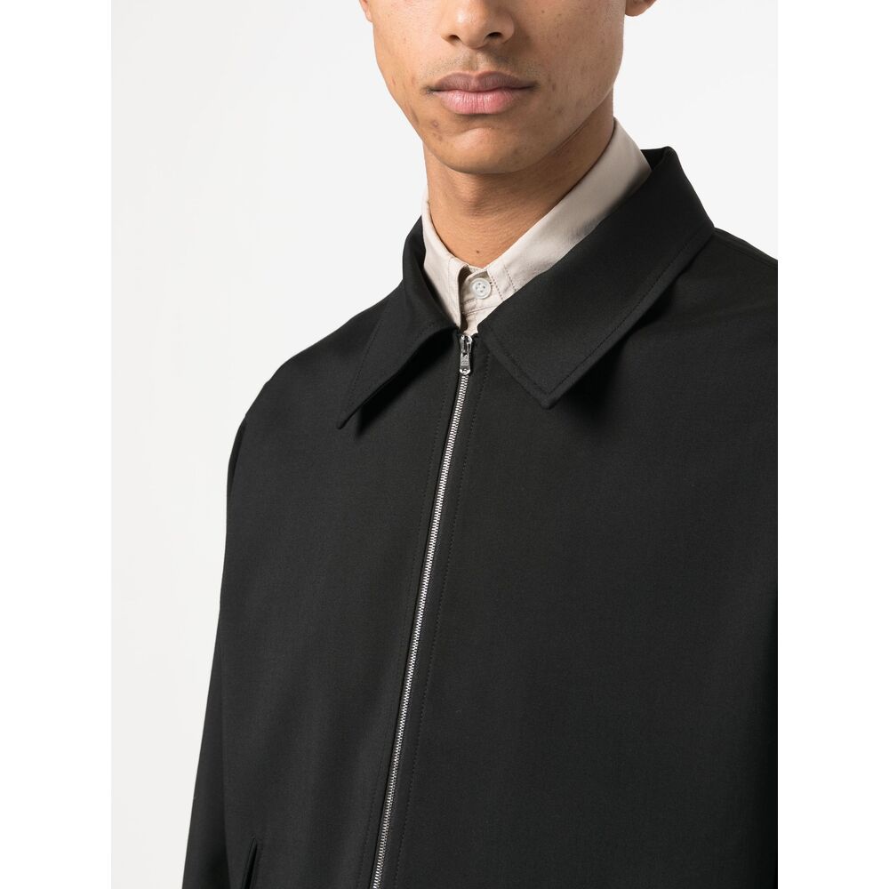 Virgin Wool Straight Coat