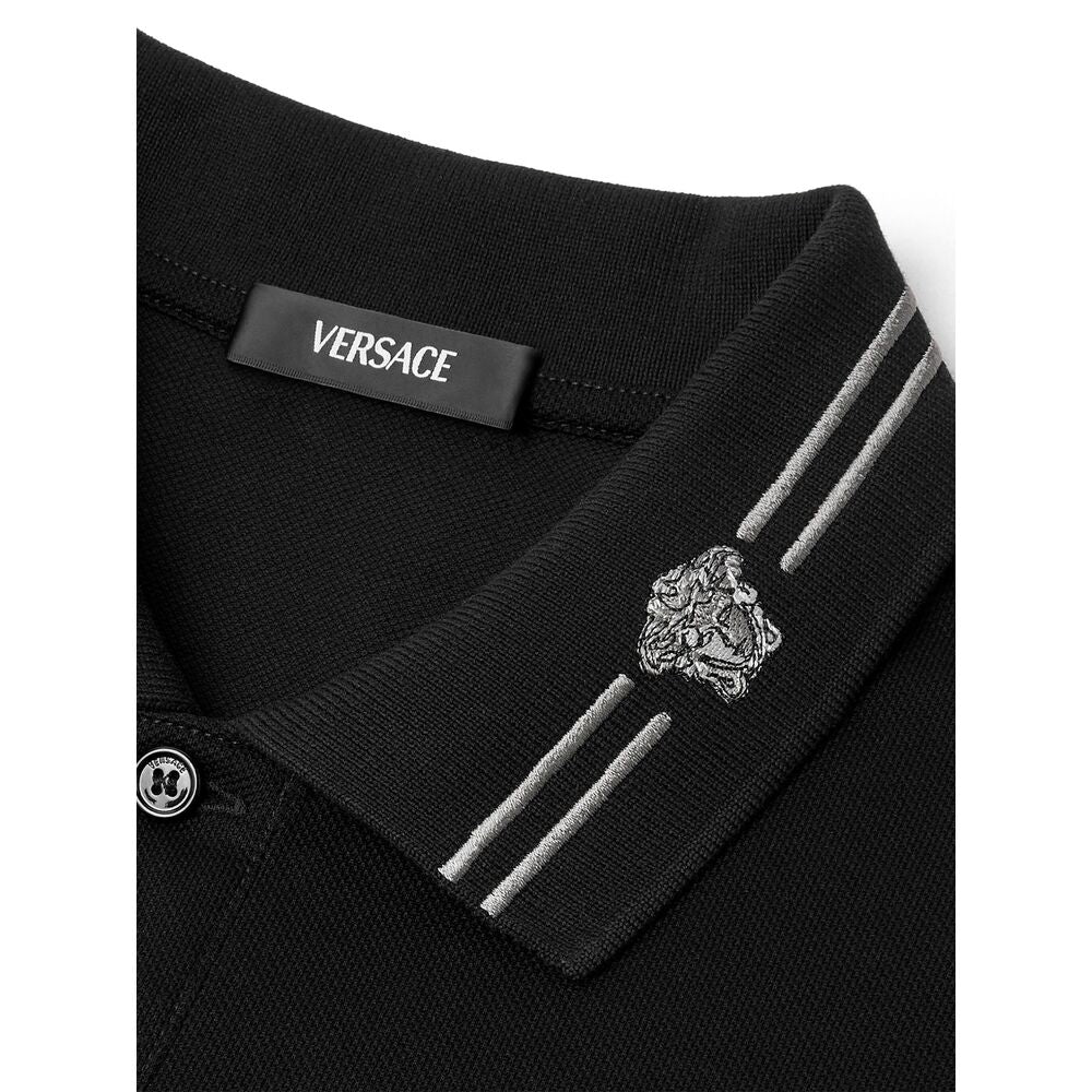 Classic Black Polo Collar