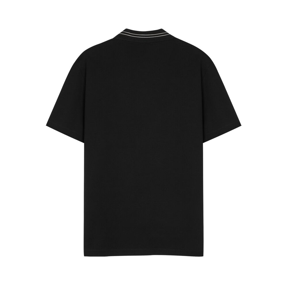 Classic Black Polo Collar