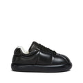 Soft Grain Lace-up Flat