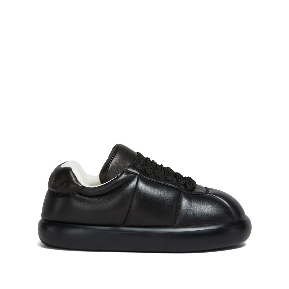 Soft Grain Lace-up Flat