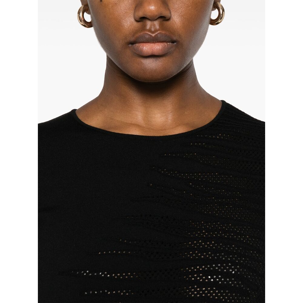 Virgin Wool Crew Neck Tee