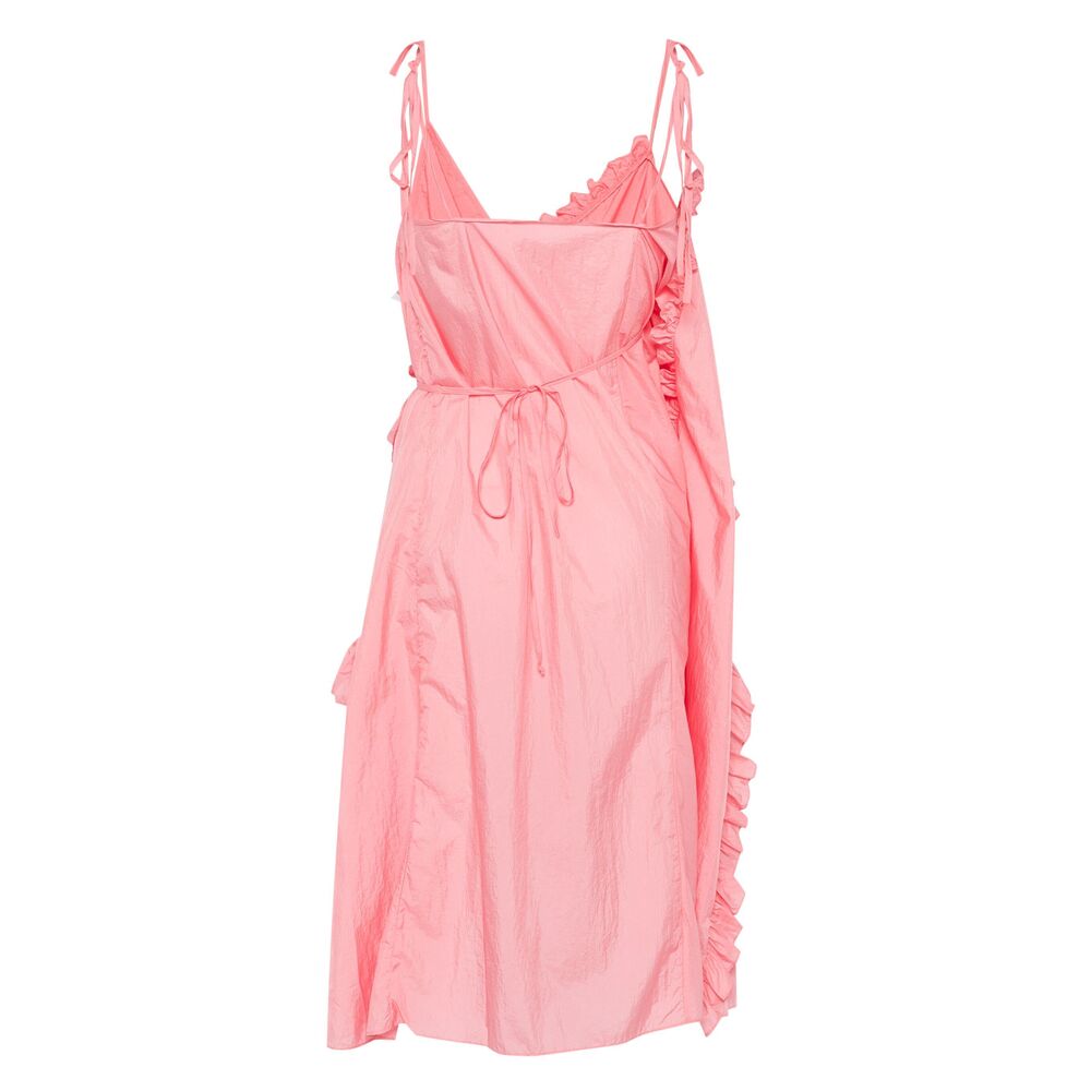 Pink Ruffled Swim Gown