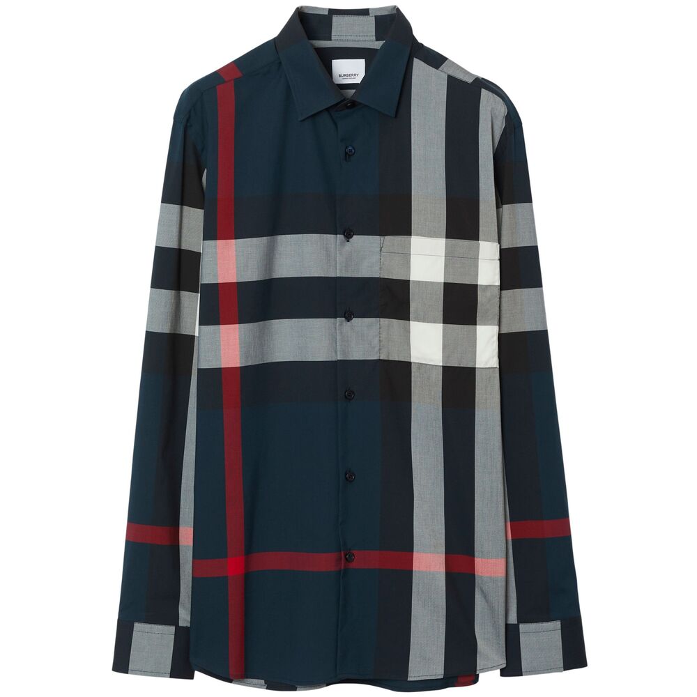 Classic Black Check Cotton Shirt